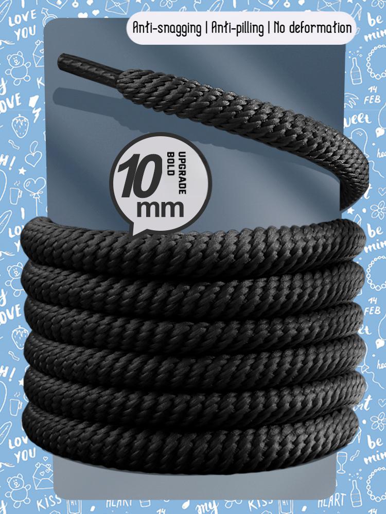 

1Pair Round Shoelaces for Shoes 10mm Thick Shoelace Running Sneakers Laces 100/120/140/160CM Quality Rope Shoe laces 100cm фіолетовий