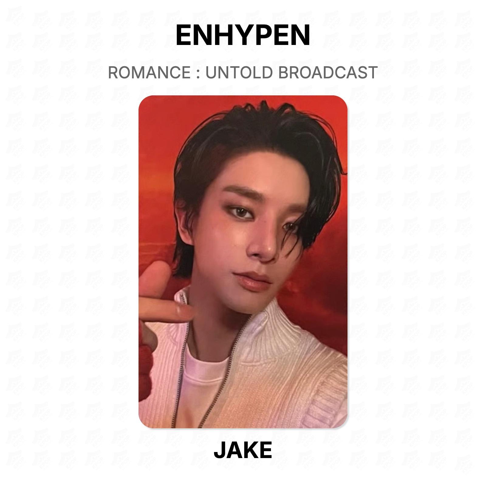ENHYPEN ROMANCE : UNTOLD BROADCAST Official Photocard JAKE