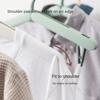 2PCS Nordic Style Portable Hanger Plastic Multifunctional Hanger Travel Folding Hanger  Travel Use