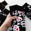 Ladies Fall and Winter Trend Funny Pumpkin Halloween Tube Socks