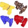 Dual-Layer Mesh Dog Raincoat with D-Ring - 3 Colors & 6 Sizes
