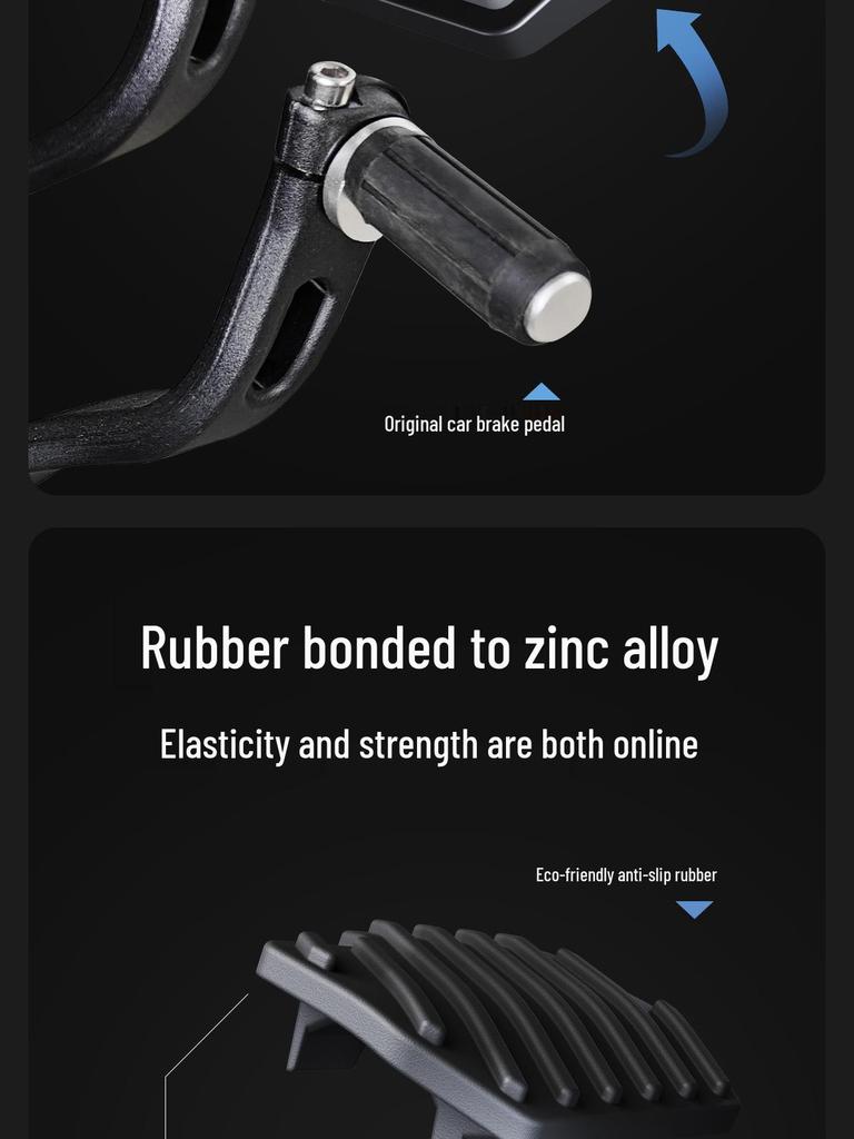 QJMOTOR Flash 300 Anti-slip Rubber Rear Brake Foot Pedal Extender