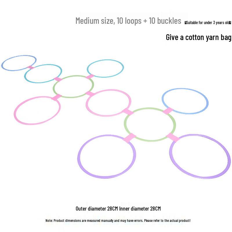 Zhizhou Hopscotch Training Grid Rings for Kids