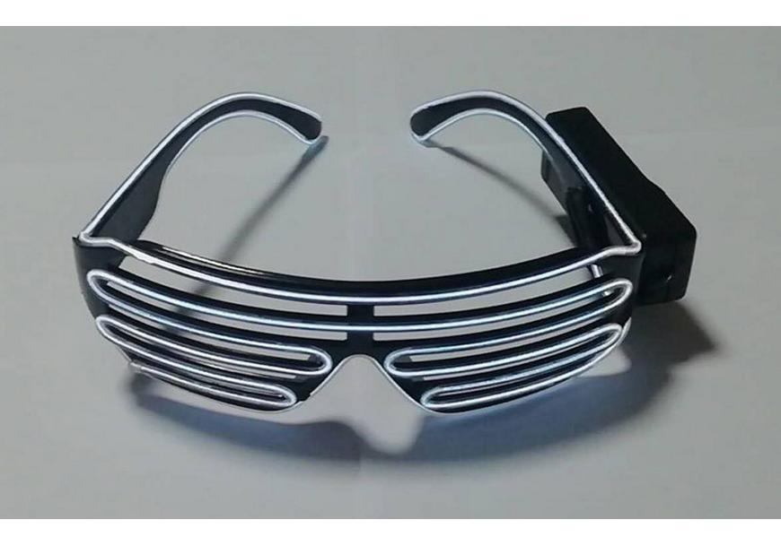LED Party Blinds: Flashing Music Glasses for Clubbing and Atmosphere
