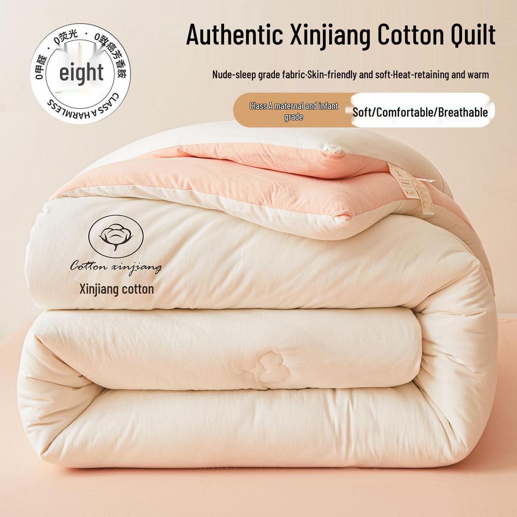 Xinjiang Pure Cotton All-Season Quilt: Thick Winter & Cool Summer