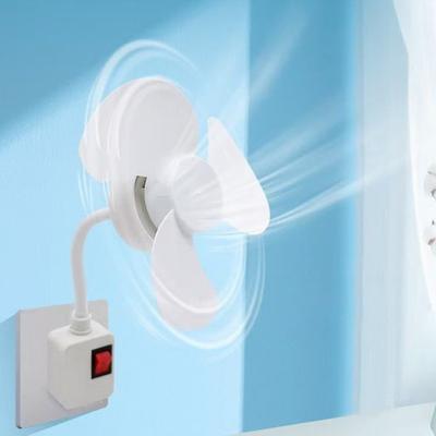 Mini Fan 5W E27 Ceiling Fan Silent Air Circulation Low Noise Energy Saving Ventilation Indoor Cooling Fan for Bedroom Study Small Spaces