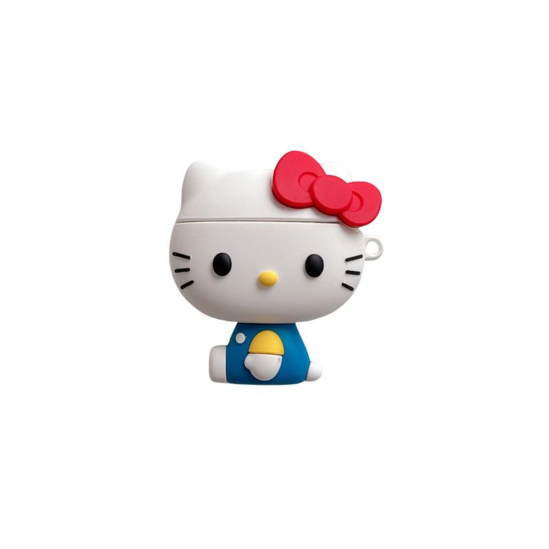 Cute sitting kt cat AirPods pro1 apple bluetooth headset case 1/1 generation cartoon protective case for women