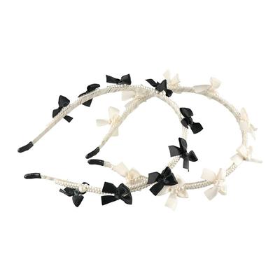 Headwear Bow Headband Korean Style Pearl Hair Hoop Fashion Pearl Hair Band  Ladies