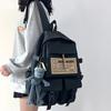 Schoolbag schoolbag female college student high school junior high school student travel waterproof backpack trendy brand male large capacity 
