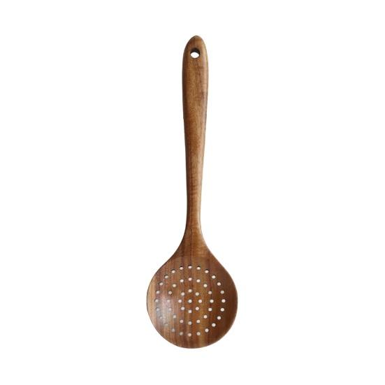 Wooden Cooking Utensils Cooking Spatulas Soup Ladles And Rice Spoons Nonstick Kitchen Tools for Comfortable Grip And Easy Cleaning