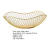 Fruit Basket Nordic Style Exquisite Workmanship Smooth Brim Wavy Wire Bread Vegetable Storage Bowls Kitchen