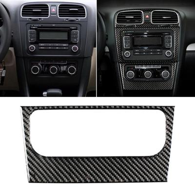 VW Golf 6 için Araba Merkezi Kontrol Klima Çerçevesi Stickerı