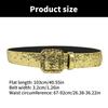Punk Sequined Waistband Waist Belt Women's Street Style Waist Chain Fashion Decorative Accessory with Sequins Decors