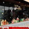 Santa Claus Christmas Window Cling Stickers for Tree and Scene Decoration