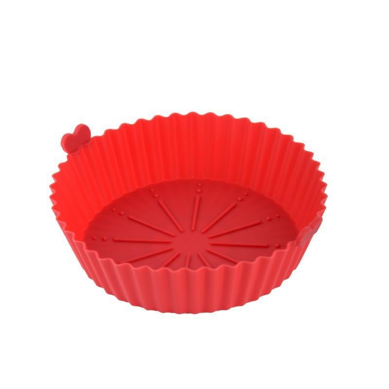 Silicone baking tray Household high temperature resistant oil barrier drain microwave oven oven tray baking tool air fryer baking tray