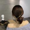 Korea New Metal Hair Scrunchies Hair Bands Ponytail Holder Rubber Band for Women Hair Ties Hair Rope Headband Hair Accessories