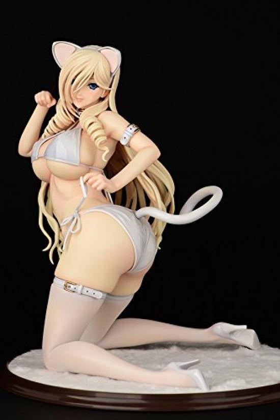 Walkure Romanze Kishi Celia Cumani Aintree White Cat Scale PVC Figure [Shoujo Monogatari] Ver. 1/4.5 Pre-painted