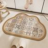 Cloud Bathroom Mat Toilet Soft Diatom Mud Strong Absorbent Foot Mat Toilet Door Non-slip Mat Quick Dry Mat