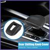 Gear Shifting Knob Cover for Mitsubishi Outlander Faux Leather Black Gray New