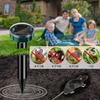 Ultrasonic Animal Repellent Device for and and Inserts Into the Ground Solar-Powered Moles, Rodents, Snakes, Pests, Energy-Saving, Convenient, Safe,