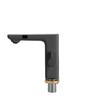 Hot Cold Basin Faucet Water Temperature Display Infrared Sensor Touchless Bathroom Faucet with 1 2 Inlet Hoses 3 8 EU