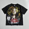 Black Nirvana Kurt Cobain Homage Rare Vintage 90's Band T-shirt - Large