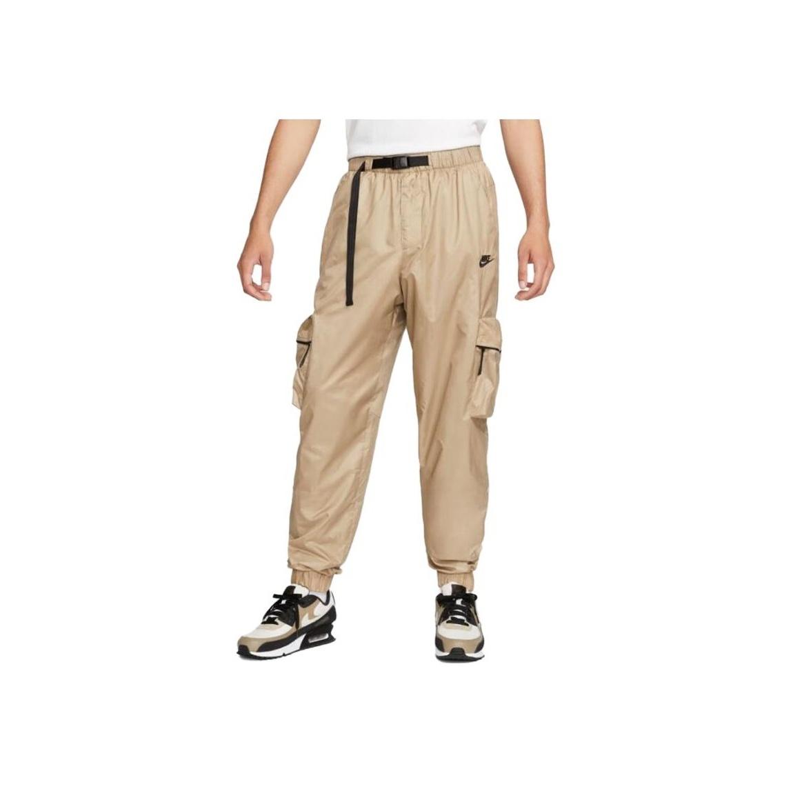Nike Tech Lined Woven Cargo Pants Khaki Black FB7912-247 M