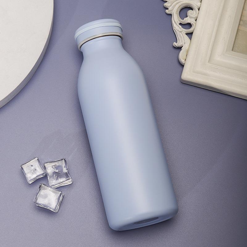 Fashion New High-Value Stainless Steel Milk Bottle Mini Double-Layer Thermos Cup Large Capacity 304 Coke Bottle