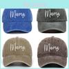 Classic Mama Embroidered Baseball Cap With Adjustable Fit For Casual Wear
