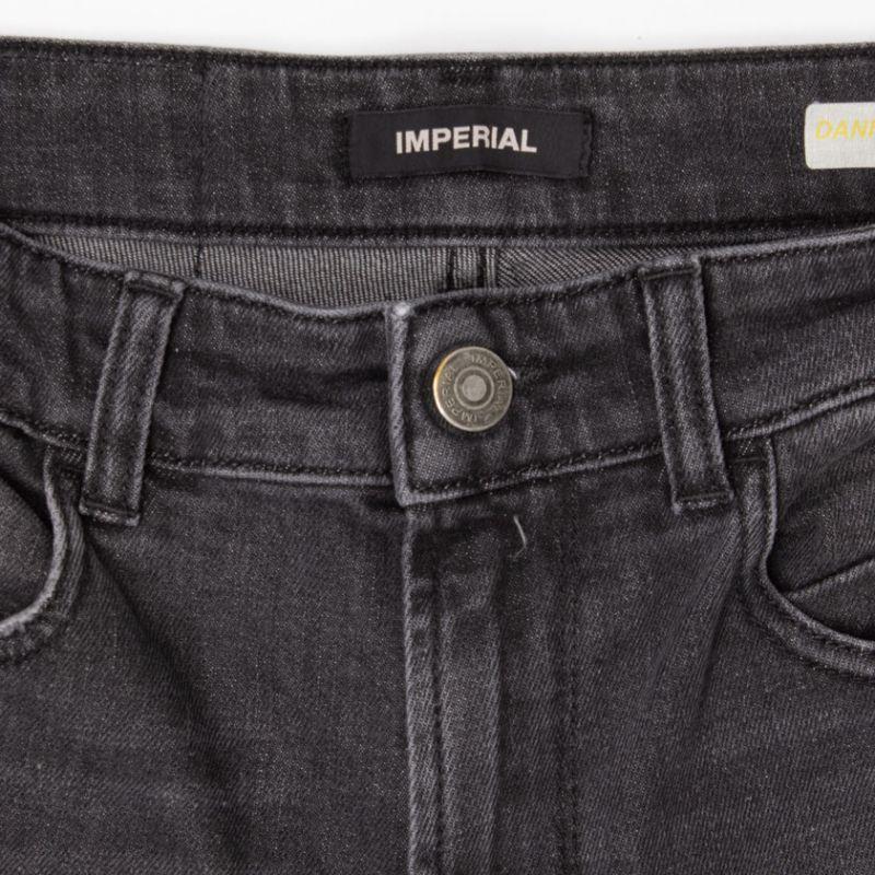 Jean denim slim noir effet délavé Homme IMPERIAL