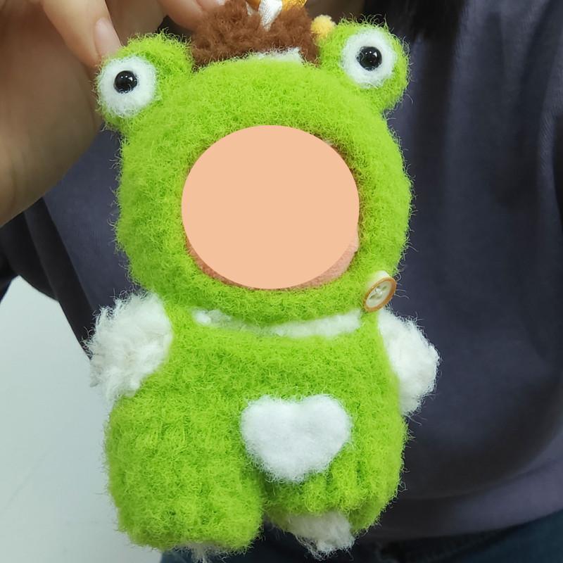 [Cloth Only]  the Frog  Accessories Doll Clothes for Cute  Doll, Pure Handmade Frog Set.