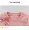 Girls' Korean Style Fleece Sweatshirt - Autumn 2024 Children's Pullover