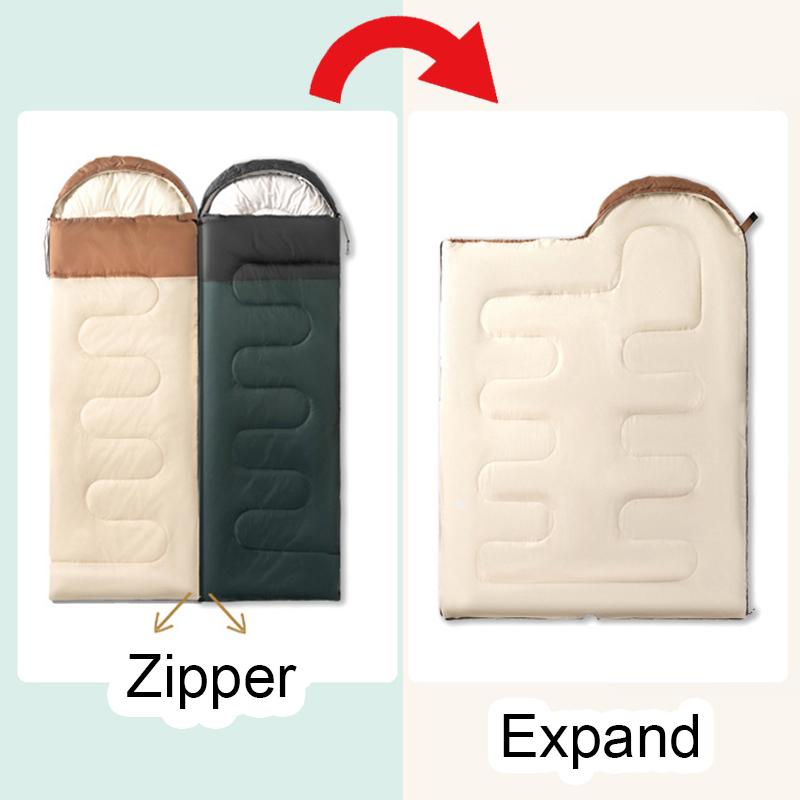 Camping Sleeping Bags Ultralight Spring Autumn Outdoor Sleeping Bag Outdoor Travel Hiking Fishing Sleeping Bag Camping Supplies