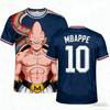 2026 Summer Adult Men's Dragon Ball Goku 3D Printed Football Jersey T-Shirt Kids Anime T-Shirt Special Football Jersey NO.10