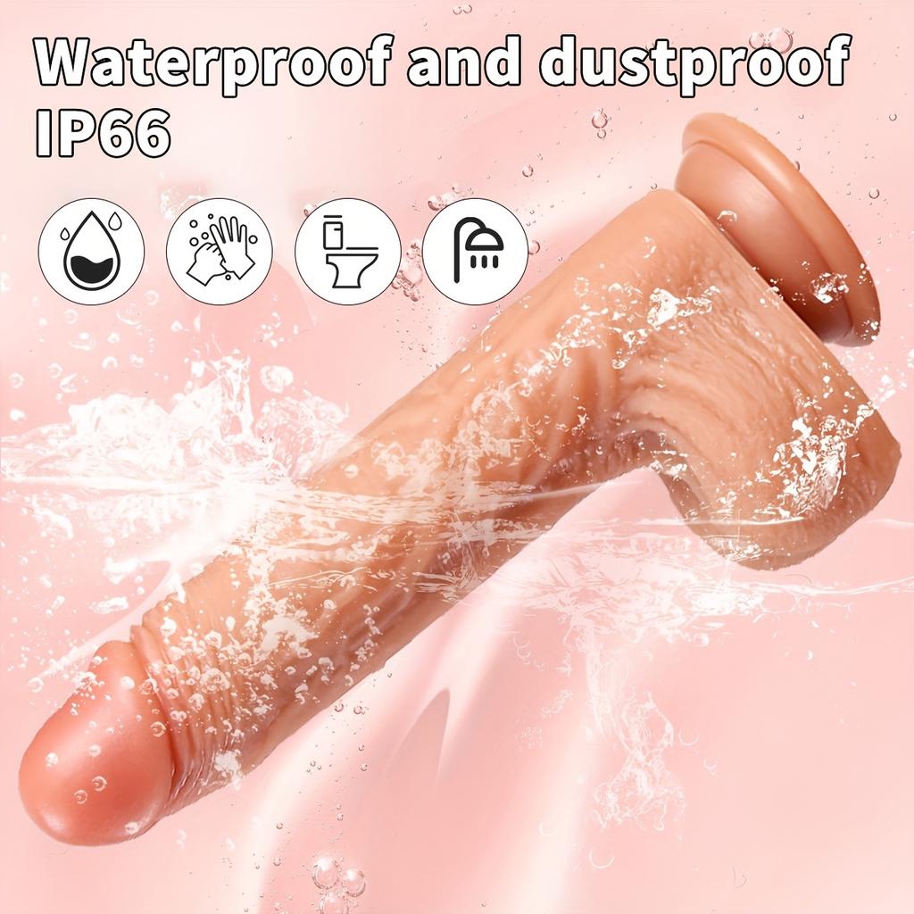 Lifelike Huge Silicone Dildo with Strong Suction Cup for Hands-free Play,Realistic Penis for G-spot Stimulation,Dildo Anal Sex Toys for Women,Couples