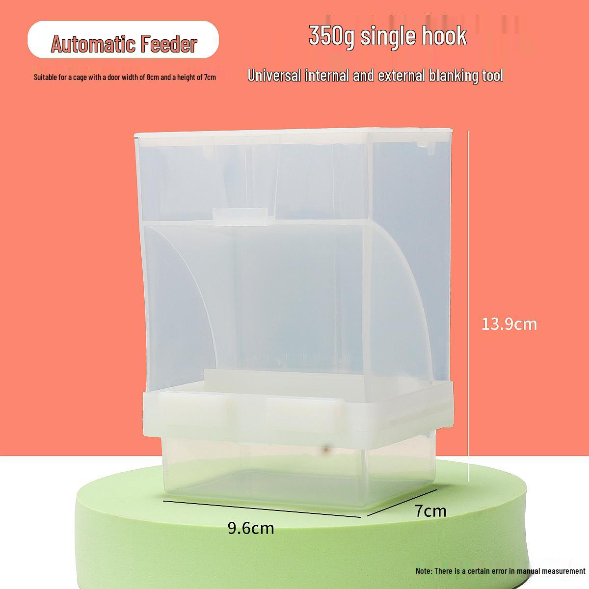 

Tiger Striped Parrot Feeder: Automatic, Anti-Spill & Splash Bird Food Container