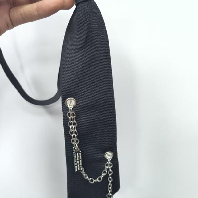 Modny krawat Regulowany dodatek na szyję Miękka oddychająca tkanina Nowoczesny unisex krawat Odpowiedni do noszenia na co dzień