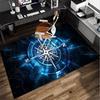 Lighthouse In Stormy Sea Office Rug Chair Mat, Entryway Carpet, Suitable for Front Door, Bedroom, Living Room, Desk, Holiday Gift