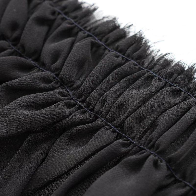 Kaslead New Arrival Women's Clothing Fashion Style Fashion Ruched Decoration Hanging Collar Tops 7521247