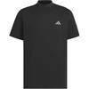 SS25 Mock Neck Fashionable Versatile Simple Short Sleeve Polo Shirt Men Tops Black JF6269