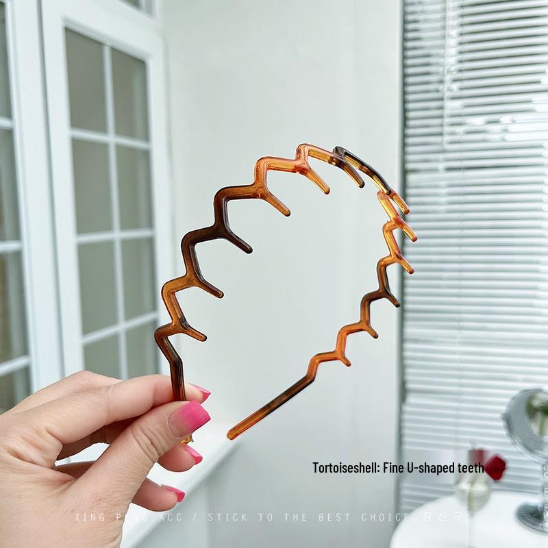 

Жіноча модна нековзна пов язка на голову з зубчиками для універсального використання