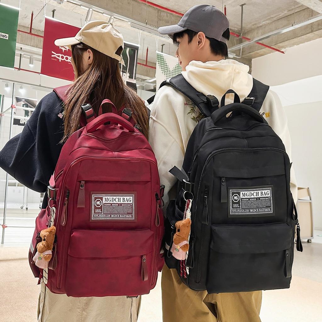 Schoolbag Backpack Girl ins Wind Student School Bag High School Female College High School Bag Large Capacity Backpack