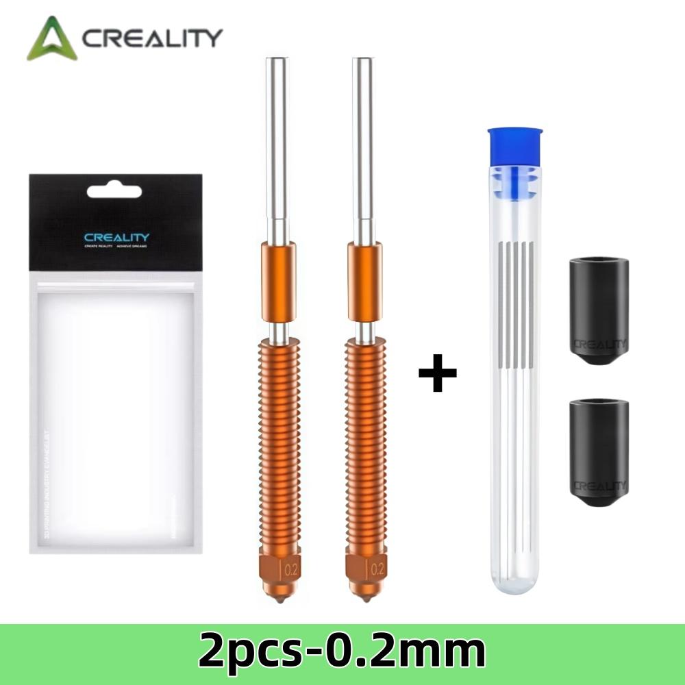 Creality Original K2 Plus Nozzle Unicorn Quick-Swap Nozzles Kit Copper Alloy Hardened Steel for K2 Pro/Creality Hi/K2