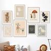 Poster con Coniglio, Topo e Oca stile Cartone Animato Boho, Arte da Parete per Nursery, Pittura su Tela, Poster Retro Nordico, Quadro da Parete, Decorazione per Stanza di Bambini