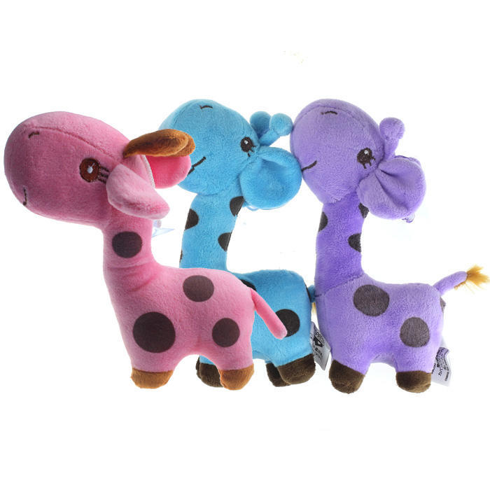 Cute Kids Baby Giraffe Dear Soft Plush Toy Little Animal Doll Party Gifts 18CM