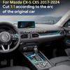 BDN1 For Mazda CX-5 CX5 2017-2024 Interior Protection Film TPU Anti-scratch Sticker Dashboard GPS Navigation Transparent Accessories
