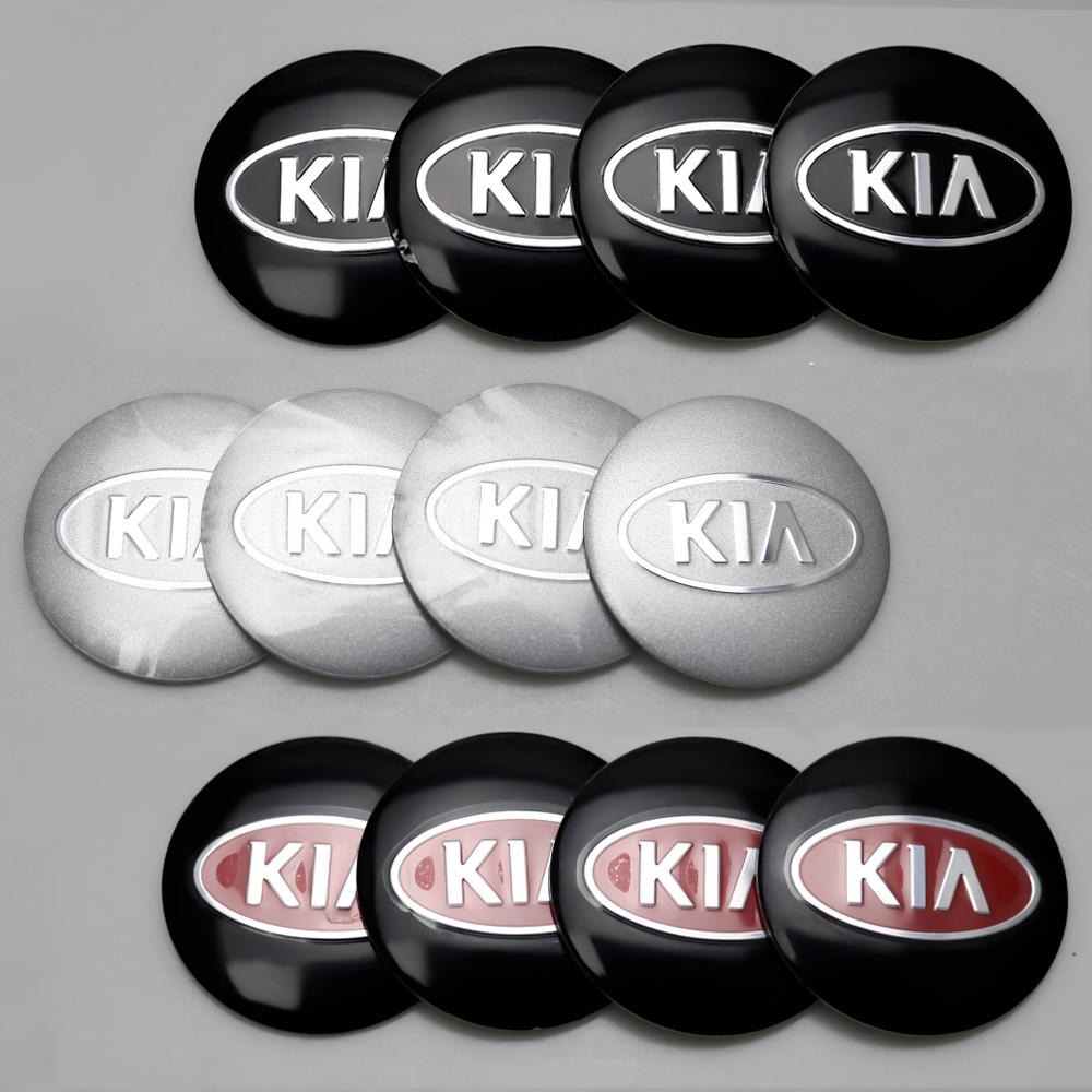 4 szt. 56/60/65/68mm Dekielki do piast kół samochodowych Naklejka Dekoracja Do Kia Rio Sportage Cerato Ceed Picanto Sonic Soul Sorento
