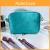 Pure Color Velvet Cosmetic Organizer With Foldable Design For Daily