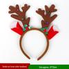 Christmas Deer Antler & Snowman Headband - Festive Party Headdress Gift