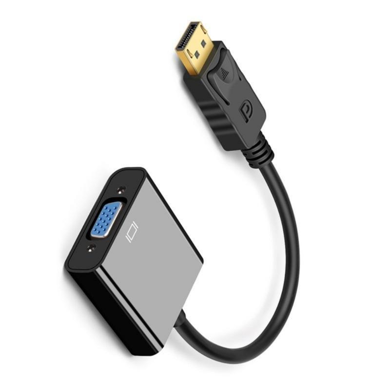 1080P to VGA Adapter Gold Plate Plugs for Seamlessly Video Transmission in Office and Home Accessory
